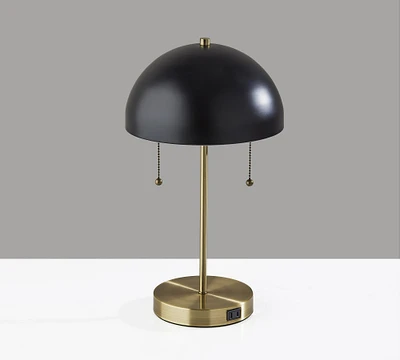 Rori Vintage Metal Table Lamp (18")