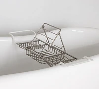 Nia Stainless Steel Bathtub Caddy