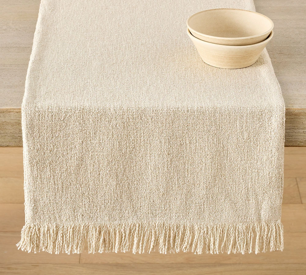 Boucle Cotton Table Runner