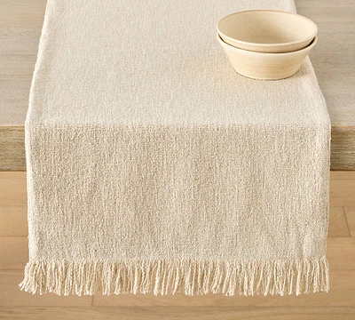 Boucle Cotton Table Runner