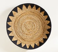 Sunny Handwoven Basket Wall Art