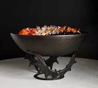 Trick or Treat Bat Metal Candy Bowl