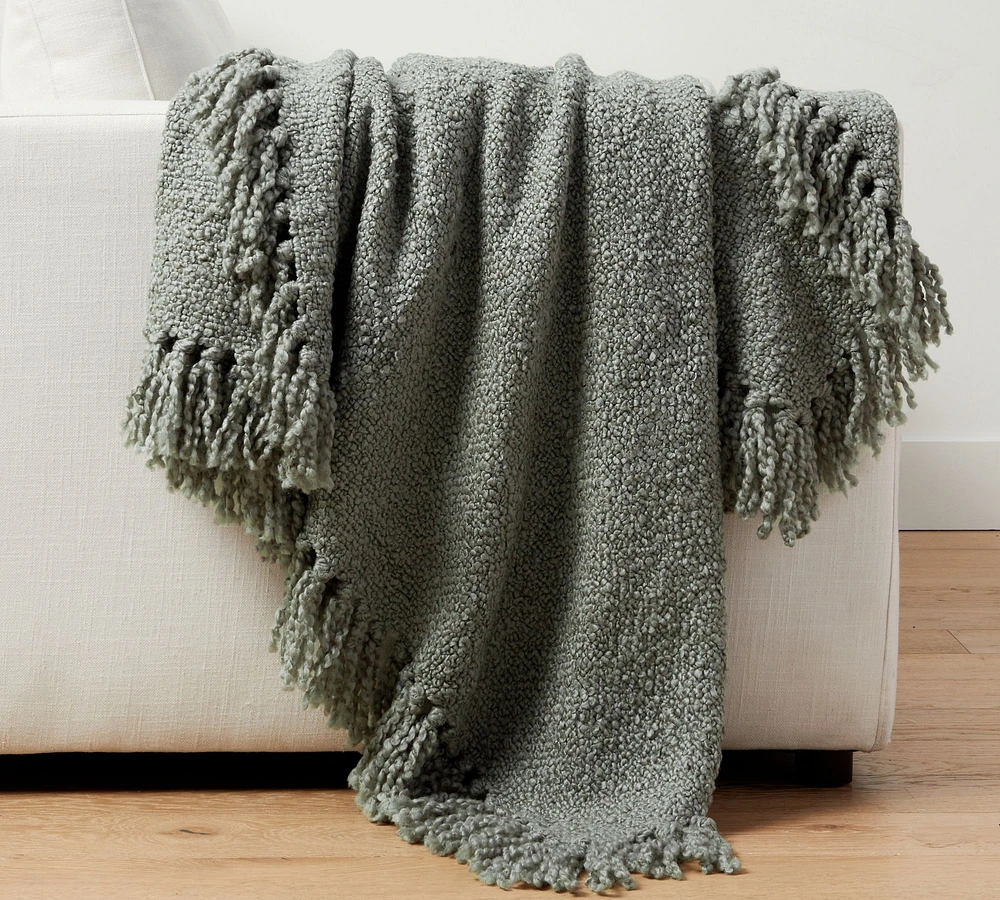 Dreamy Handwoven Fringe Throw