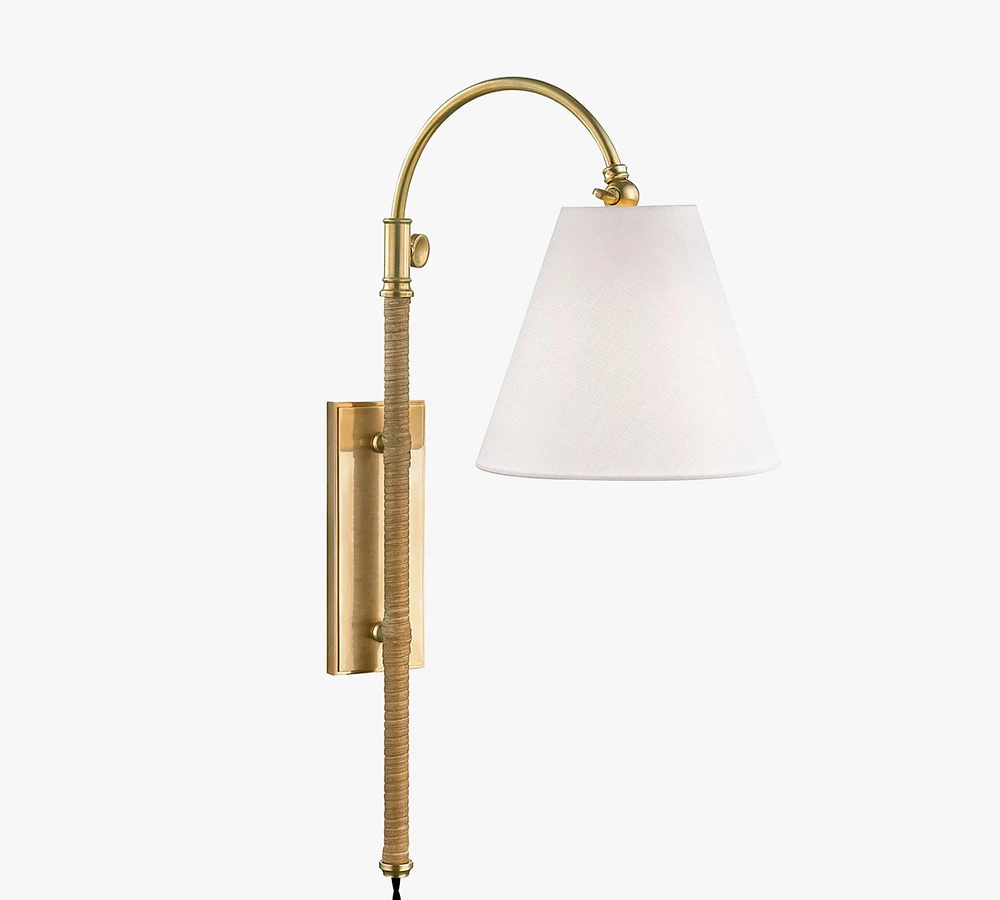 Caspar Plug-In Adjustable Sconce (31")