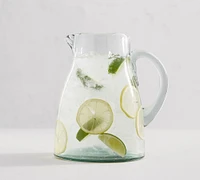 Santino Handcrafted Recycled Glass Pitcher