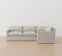 Chloe Slipcovered 3-Piece Sectional (108")