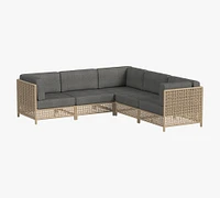 Ophelia 5-Piece L-Shaped Outdoor Sectional (100")