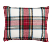 Stewart Plaid Flannel Reversible Comforter Sham