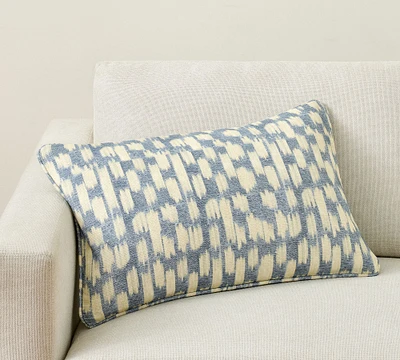 Luca Ikat Printed Lumbar Pillow