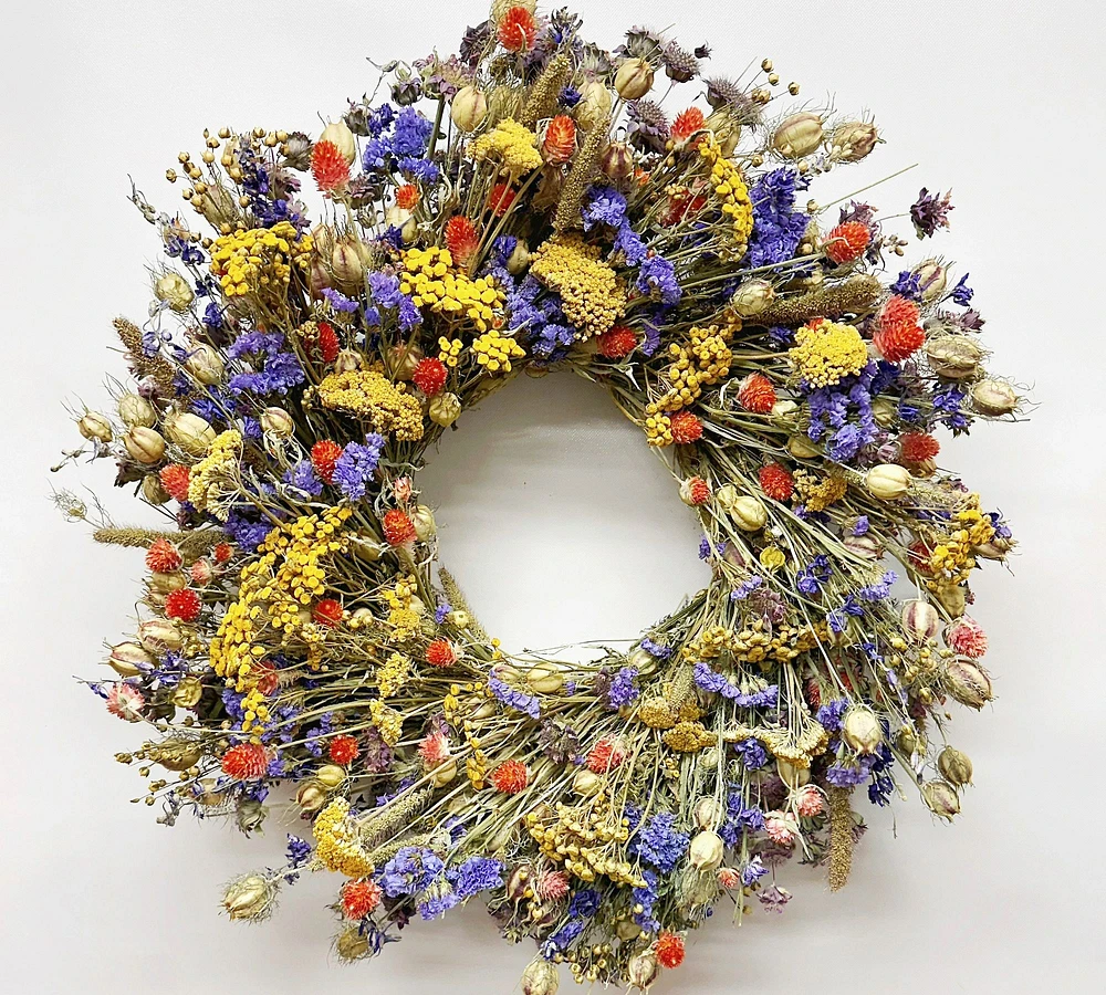 Handmade Dried Floral Jubilee Wreath