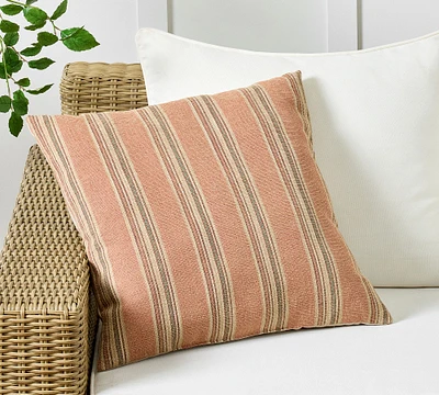 Oberlin Striped Outdoor Pillow