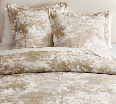 Jardin Toile Duvet Cover