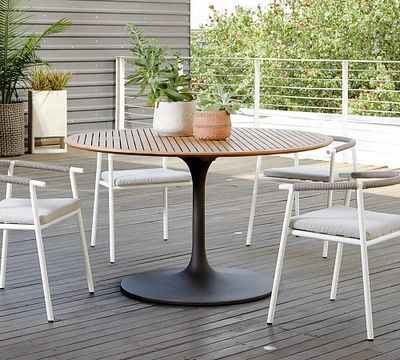 Nami Teak Round Outdoor Bistro Table (42")