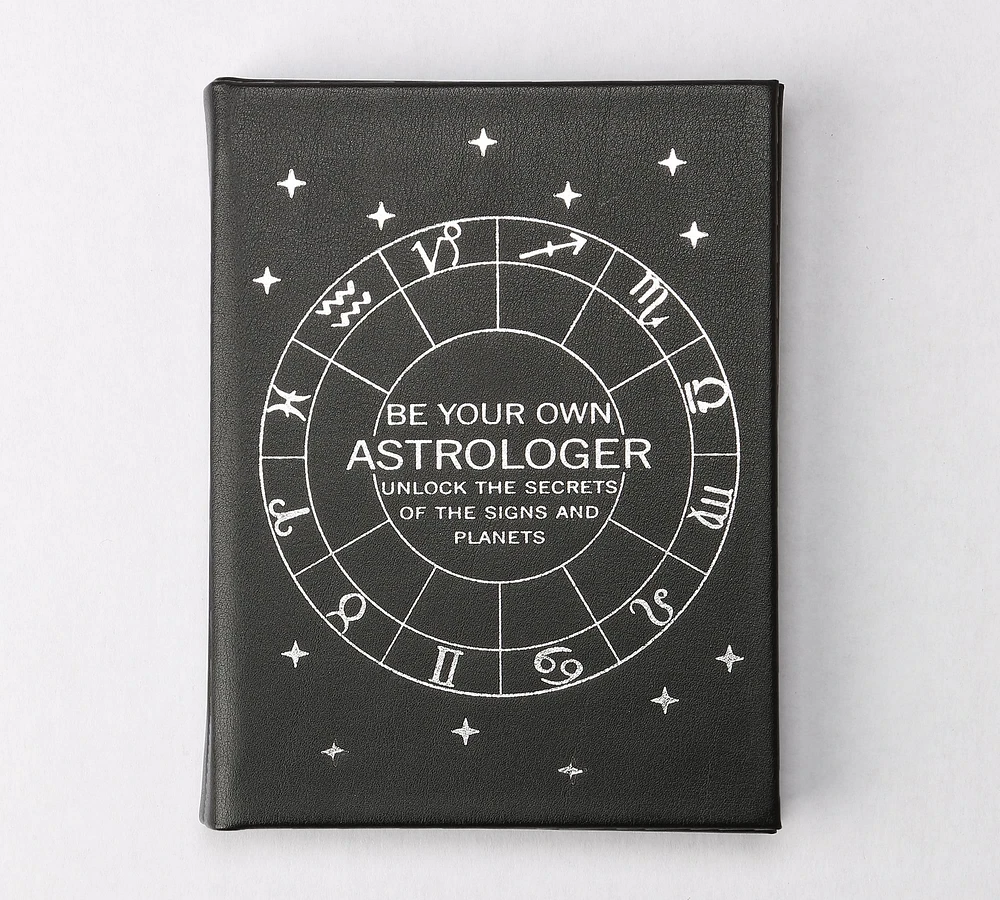 Astrology Leather-Bound Book