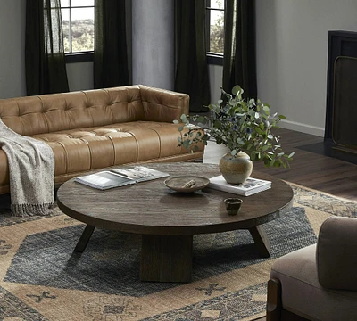 Clover Round Coffee Table (55")