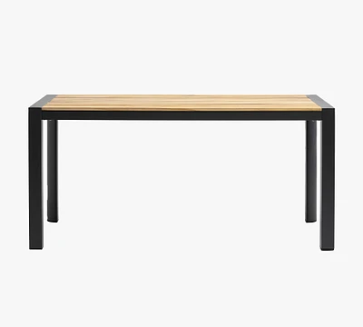 Lafayette Teak Rectangular Outdoor Dining Table (63")