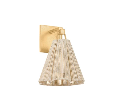 Kylie Abaca Rope Sconce (10")