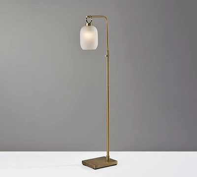 Leighton Glass Floor Lamp (59")