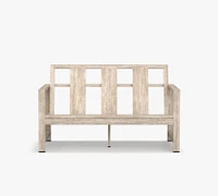 Indio Eucalyptus Outdoor Loveseat (50")