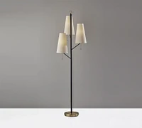 Rachel Metal Triple-Head Floor Lamp (71")