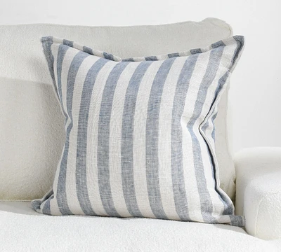 Ramira Linen Striped Pillow Cover