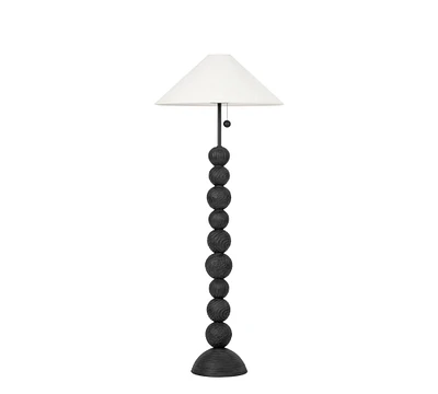 Valerie Ceramic Floor Lamp (64")