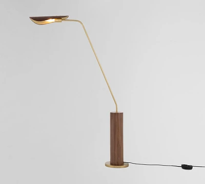 Canlish Leather Floor Lamp (56")