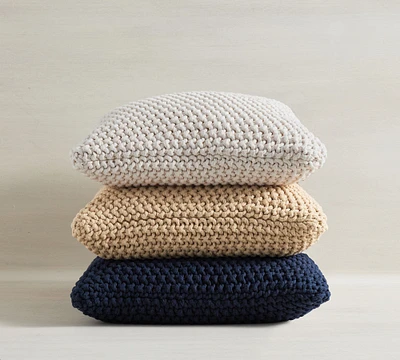 Open Box: Bayside Seed Stitch Pillow