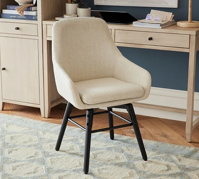 Oakville Upholstered Swivel Desk Chair