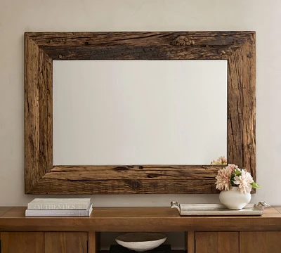 Reclaimed Pine Rectangular Wall Mirror