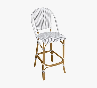 Sofie Alu-Rattan Outdoor Barstool