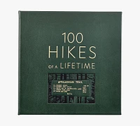 100 Hikes of A Lifetime Leather-Bound Book