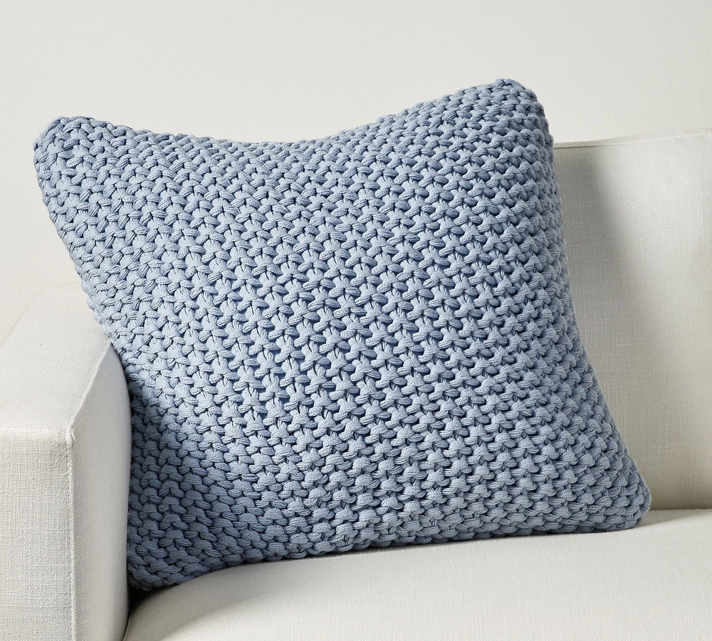 Bayside Seed Stitch Pillow