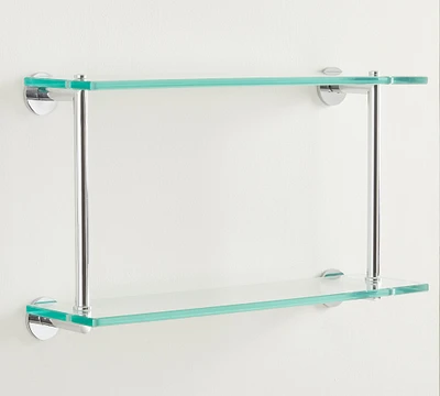 Linden Double Glass Shelf