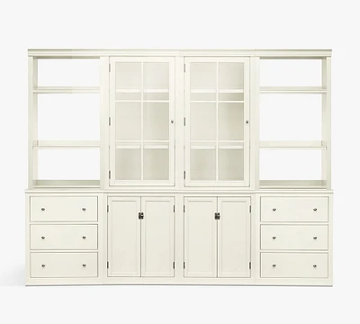 Logan Glass Cabinet Suite (96"-144")