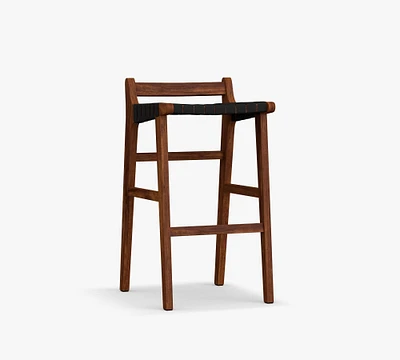 Abbott Acacia Woven Outdoor Counter Stool