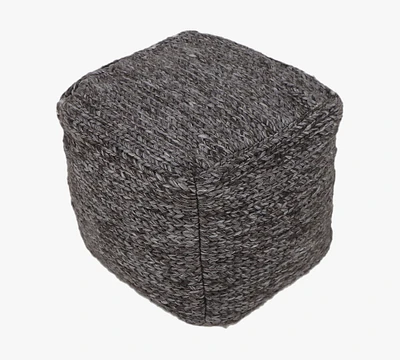 Sweater Knit Pouf