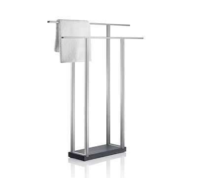 Slim Freestanding Double Towel Stand