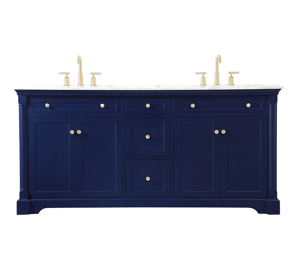 Lorenz 72" Double Sink Vanity