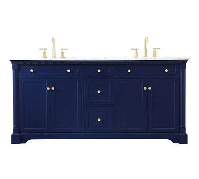 Lorenz 72" Double Sink Vanity