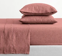 Open Box: Belgian Flax Linen Hemstitch Sheet Set