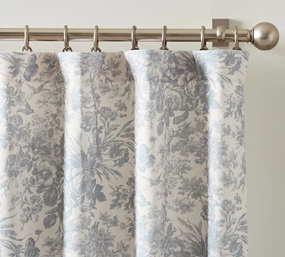 Sorrel Toile Linen Cotton Blackout Curtain