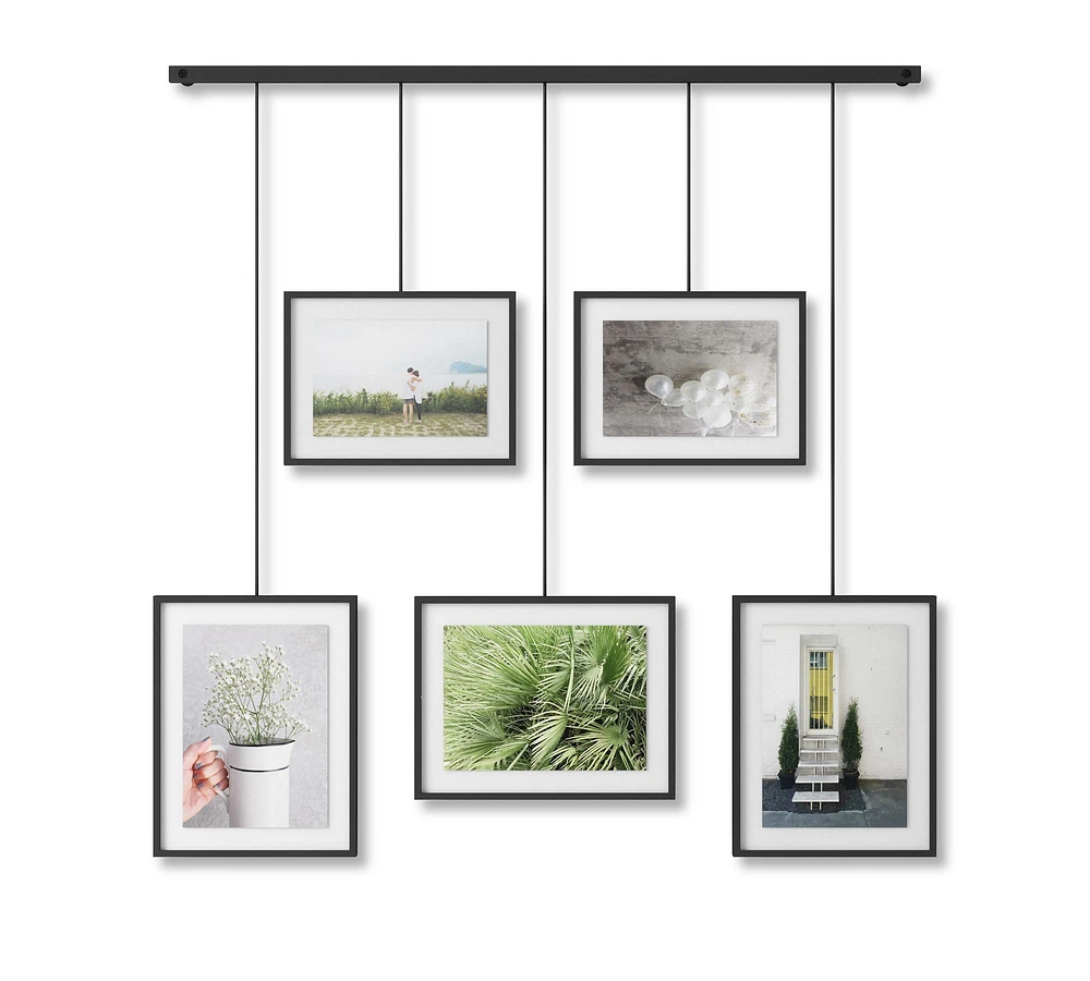 Hanging White Gallery Frames - Set of 5