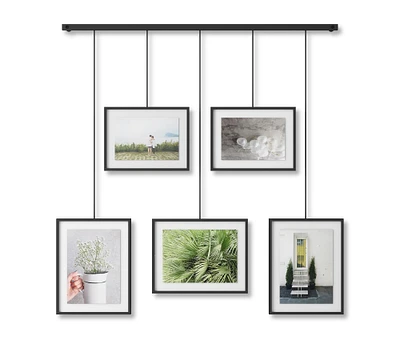 Hanging White Gallery Frames - Set of 5