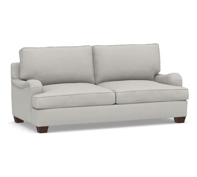 PB English Arm Sleeper Sofa with Memory Foam Mattress (87")