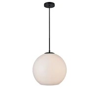 Makenna Glass Globe Pendant (8"-14")