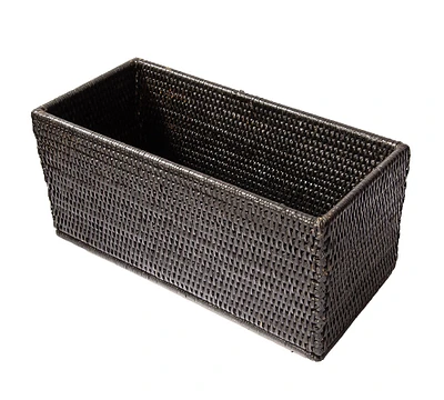 Tava Handwoven Rattan Rectangular Everything Basket