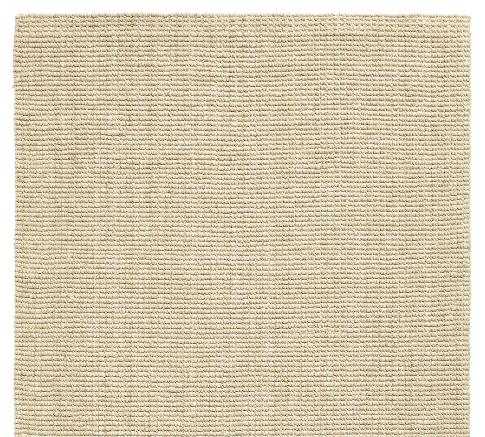 Chunky Wool Jute Rug Swatch - Free Returns Within 30 Days