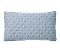 Cotton Cross Stitch Quilted Sham