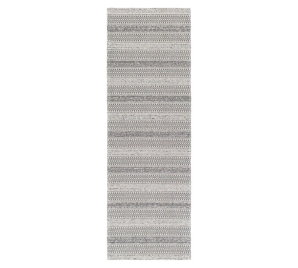 Loida Machine Washable Striped Cotton Rug